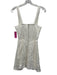 Reformation Size 4 White Linen Sleeveless Knee Length pleats Back Zip Dress White / 4