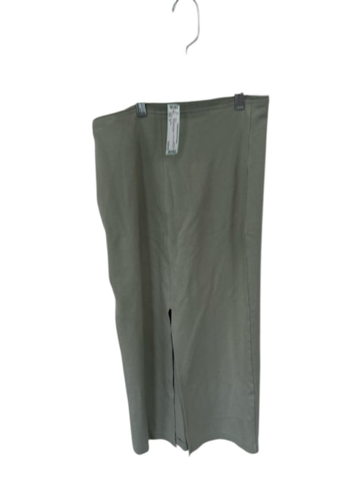 Everlane Size S Sage green Organic Cotton Blend Side Zip Midi Skirt Sage green / S