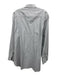Giorgio Armani Size 15.5 Gray & White Cotton Striped Button Up Long Sleeve Shirt Gray & White / 15.5