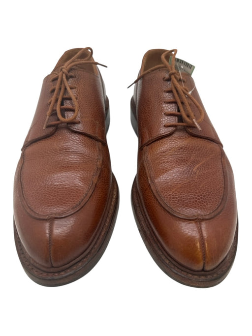 Crockett & Jones Shoe Size 8.5E Brown Leather Pebbled Dress Men's Shoes Brown / 8.5E