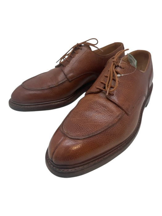 Crockett & Jones Shoe Size 8.5E Brown Leather Pebbled Dress Men's Shoes Brown / 8.5E
