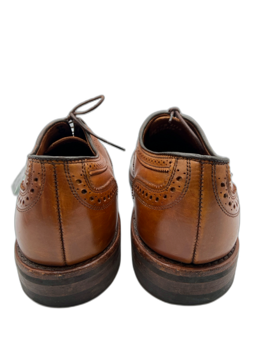 Allen Edmonds Shoe Size 10 Brown Leather Broguing Dress Men's Shoes Brown / 10
