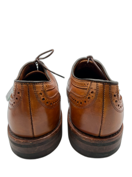 Allen Edmonds Shoe Size 10 Brown Leather Broguing Dress Men's Shoes Brown / 10