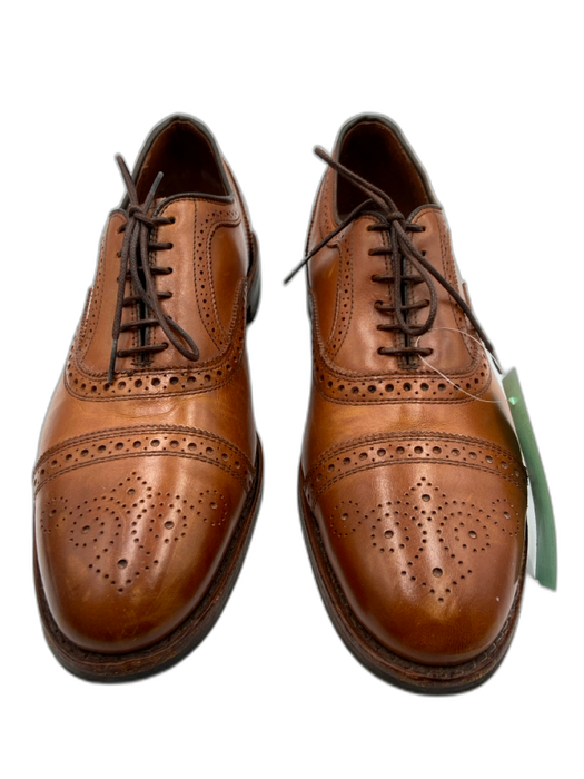 Allen Edmonds Shoe Size 10 Brown Leather Broguing Dress Men's Shoes Brown / 10