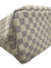 Louis Vuitton White, Brown, Gray Leather Damier Shoulder Strap Neverfull Bag White, Brown, Gray / L