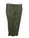 Madewell Size 28 Olive Green Cotton & Lyocell Zip Fly High Rise Slim Leg Pants Olive Green / 28