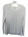 Ann Mashburn Size S White Cotton Knit Long Sleeve Sweater White / S