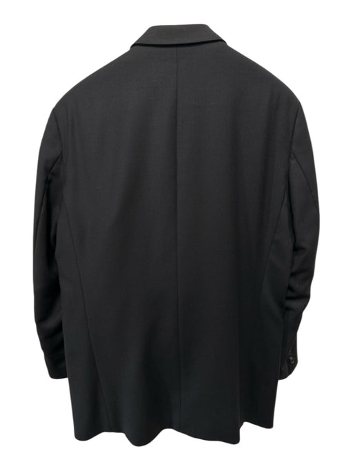 Hugo Boss Vintage Black Wool Blend Solid 3 button Men's Blazer Black / Est 54