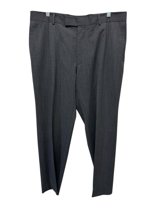 Hugo Boss Size 36 Dark Gray Wool Blend Solid Dress Men's Pants Dark Gray / 36