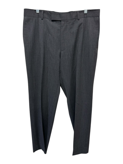 Hugo Boss Size 36 Dark Gray Wool Blend Solid Dress Men's Pants Dark Gray / 36
