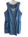 Levis Size 2X Medium Wash Cotton Short Sleeve Button Down Side Pocket Dress Medium Wash / 2X