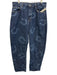 Zara Size 10 Dark Wash Cotton Denim Zip Fly Horseshoe Straight Leg Jeans Dark Wash / 10