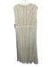 ALLSAINTS Size 8 White Cotton Sleeveless Eyelet Ladder Lace Midi Dress White / 8