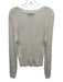 Sea New York Size L Cream Extra fine merino wool Long Sleeve Scoop Neck Sweater Cream / L