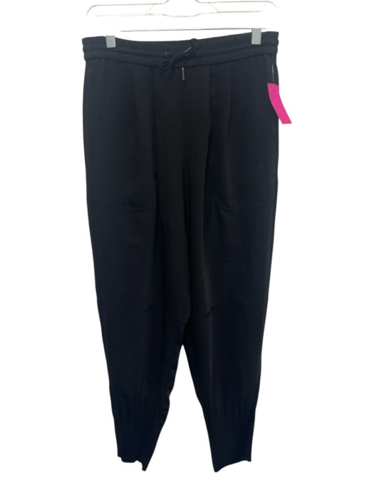 ALLSAINTS Size 6 Black Polyester Elastic Drawstring Waist Pockets Pants Black / 6