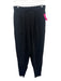 ALLSAINTS Size 6 Black Polyester Elastic Drawstring Waist Pockets Pants Black / 6