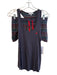 PJ Salvage Size S Navy Multi Modal Elastic Waist Striped Sleeveless Set Pajamas Navy Multi / S