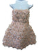 Mariandree Gaitan Size S Pink Polyester Sleeveless Above Knee 3D Floral Dress Pink / S