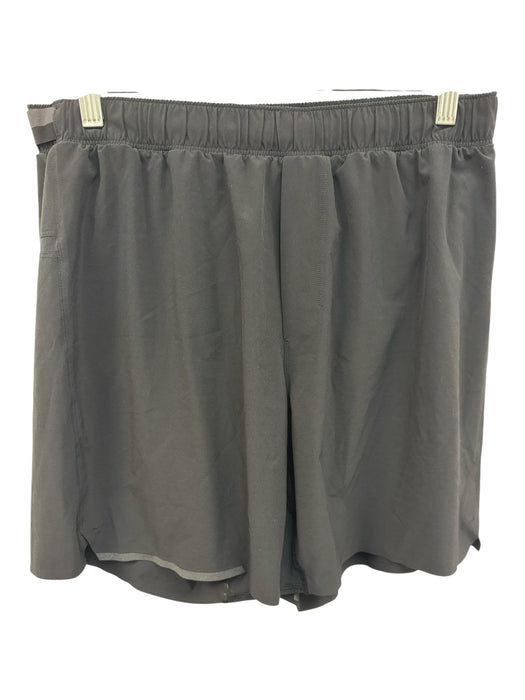 Lululemon Size Est M Black Synthetic Solid Athleisure Men's Shorts Black / Est M