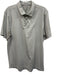 Lululemon Size Est L Gray Synthetic Solid Athletic Polo Men's Short Sleeve Gray / Est L