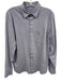 Lululemon Size Est S Blue Cotton Blend Solid Button Up Men's Long Sleeve Shirt Blue / Est S