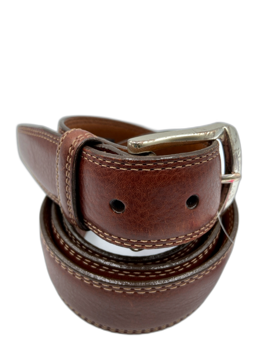 Brighton Great Condition Brown Leather Solid Men's Belt Brown