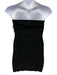 With Jean Size L Black Polyester Sleeveless Rose Applique Ribbed Dress Black / L