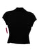 Lovers and Friends Size S Black Viscose & Nylon Short Sleeve polo Top Black / S
