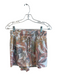 Show Me Your Mumu Size XS Pink & Multi Polyester Waist Tie Long Sleeve Short Set Pink & Multi / XS