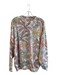Show Me Your Mumu Size XS Pink & Multi Polyester Waist Tie Long Sleeve Short Set Pink & Multi / XS