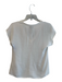 Joie Size XS White Silk Short Sleeve Sheer V Neck Top White / XS