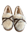 Ugg Shoe Size 5 Brown Suede Fur Bow Detail Flats Moccasin Shoes Brown / 5