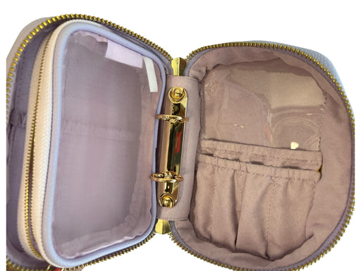 Trish McEvoy Purple Zip Close Makeup Pouch Bag Purple / S