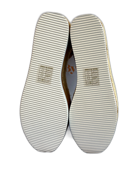 See By Chloe Shoe Size 35 Brown Leather & Canvas Woven Open Toe Espadrille Shoes Brown / 35