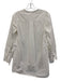 COS Size 4 White Cotton Pintucks Button Detail Top White / 4