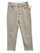 Zara Size 6 Cream Cotton Button Fly Wide Leg Jeans Cream / 6