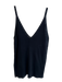 Giorgio Armani Size 44 Black Viscose V Neck & Back Sleeveless Tank Top Black / 44
