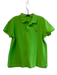 Ralph Lauren Size Est L Lime Green Cotton Short Sleeve Collared Polo Top Lime Green / Est L