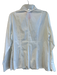 Escada Size 40 White Cotton Long Sleeve Collared Button Down Top White / 40