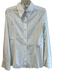 Escada Size 40 White Cotton Long Sleeve Collared Button Down Top White / 40