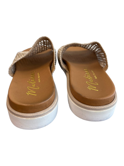 Matisse Shoe Size 8 Brown Rubber Flat Slip On Knit Platform Shoes Brown / 8