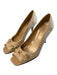 Stuart Weitzman Shoe Size 8 Beige Manmade Material open toe Gold Hardware Shoes Beige / 8