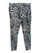 Hudson Size 31 Black & White Viscose Blend High Rise Animal Print Zip Fly Pants Black & White / 31