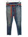 Hudson Size 30 Medium Wash Cotton High Rise Waist tie Zip Fly Raw Hem Jeans Medium Wash / 30
