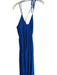 Rachel Pally Size XL Blue Rayon Spaghetti Strap solid color V Neck Maxi Shorts Blue / XL