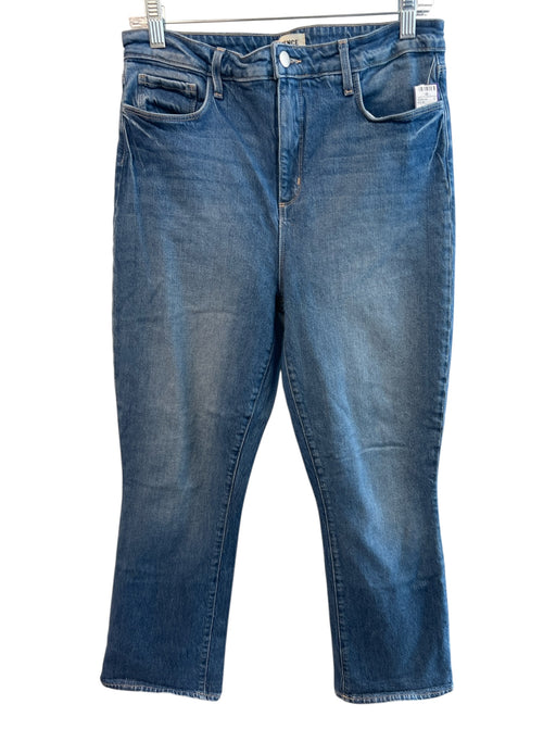 L'agence Size 30 Light Wash Cotton Mid Rise Zip Fly 5 Pocket Skinny Jeans Light Wash / 30