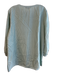 Lafayette 148 Size XL Green & White Silk Long Sleeve Striped V Neck Top Green & White / XL