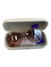 Swarovski Pink Acetate round Mirrored Crystal Detail Case Inc. Sunglasses Pink