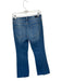 KUT Size 4 Med Dark Wash Cotton Blend Mid Rise Flare Raw Hem Jeans Med Dark Wash / 4