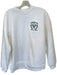 Lululemon Size Est M White & Green Long Sleeve Tennis Crew Neck Sweatshirt White & Green / Est M